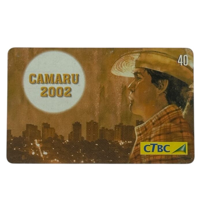 Cartão telefonico CTBC - Camaru 2002