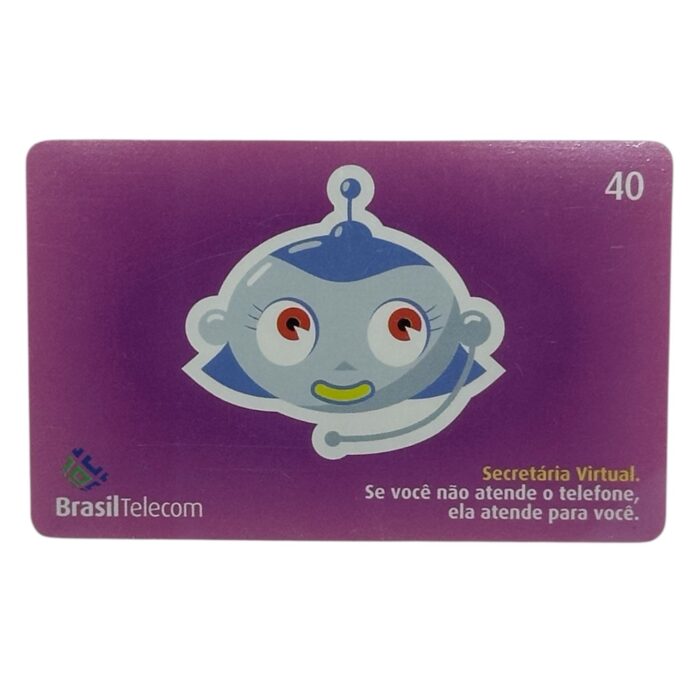 Cartão telefonico BrasilTelecom - Secretária Virtual