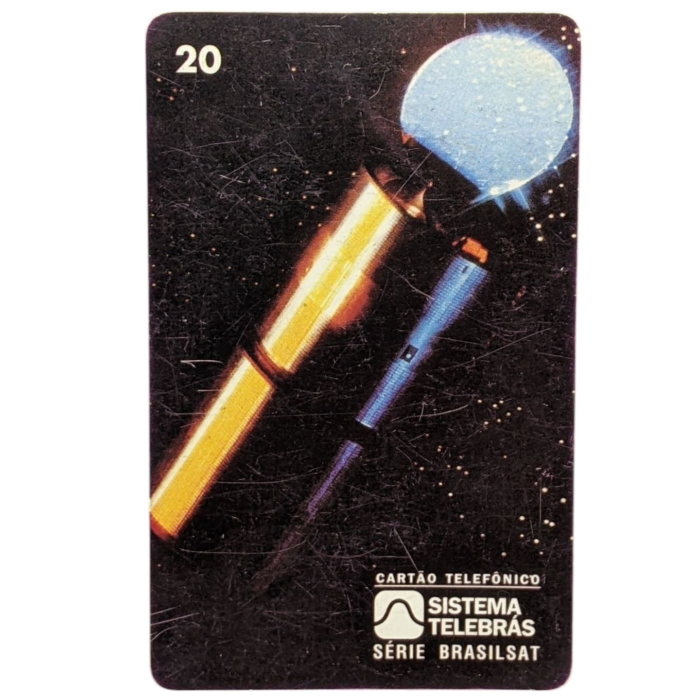 Cartão telefonico Telebras - Brasilsat A