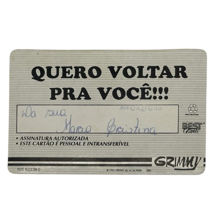 Cartão presente Best Cards - MGM Grimmy - Imagem 2