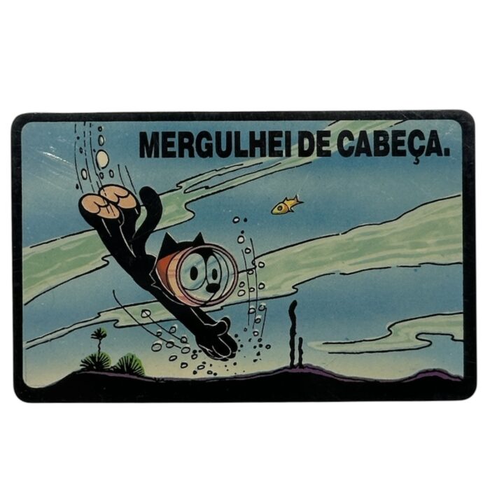 Cartão presente Petrograph - Gato Felix
