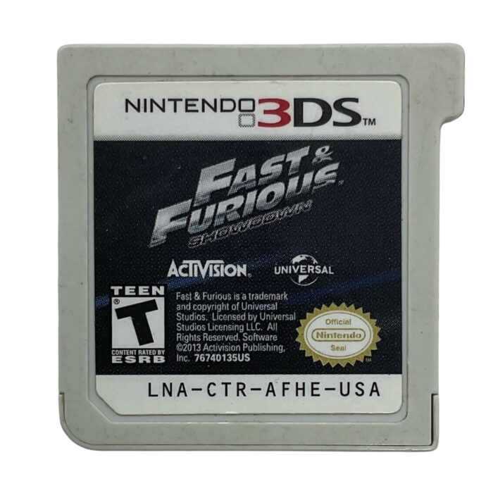 Jogo Fast & Furious Showdown para Nintendo 3DS (sem caixa)